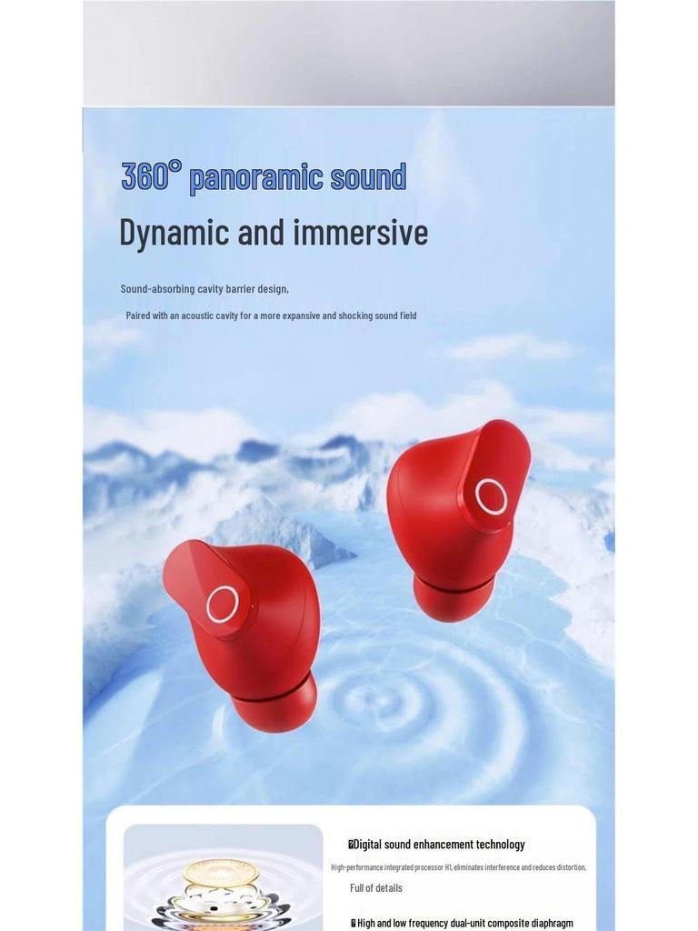 2025 StudioBuds Wireless Noise-Cancelling Mini In-Ear Sports Earphones