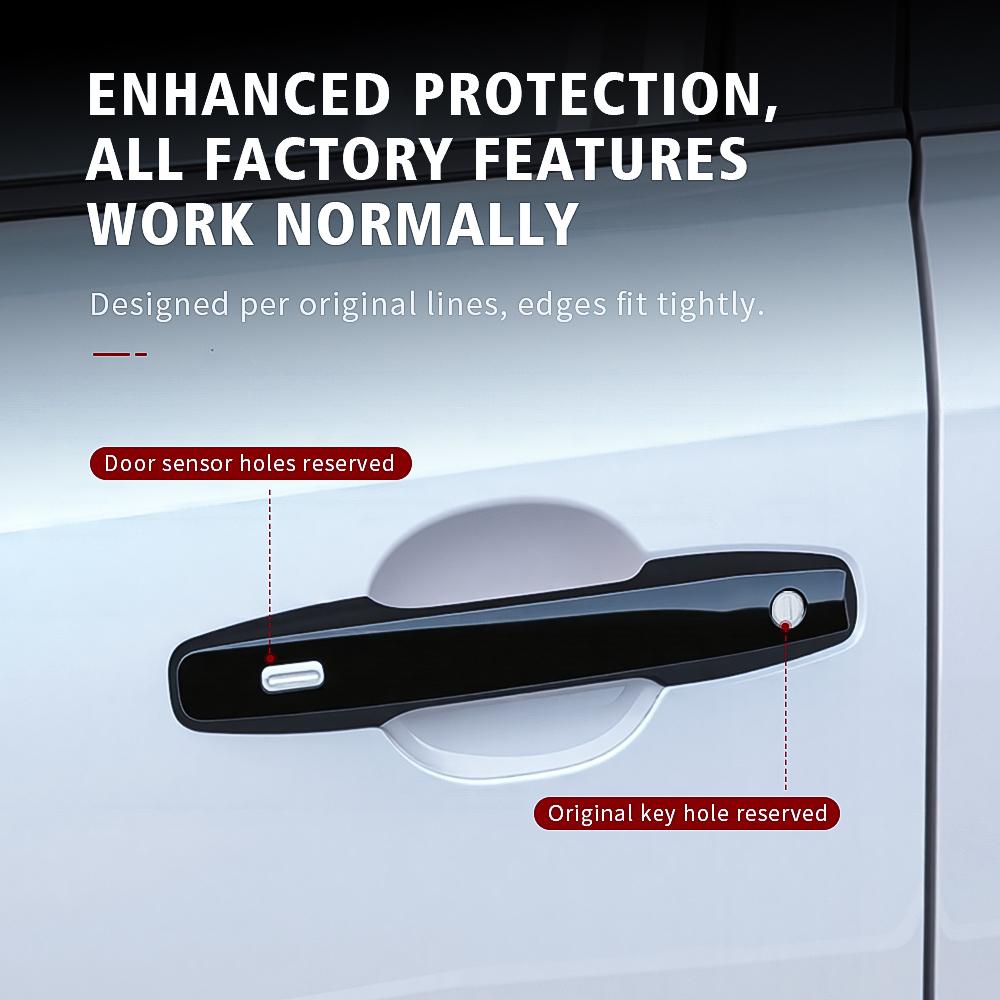 Heenvn Car Door Handle Cover Trim 4Pcs Set ABS Decoration Exterior Styling Stickers For Toyota RAV4 2026 Auto Parts Accessories
