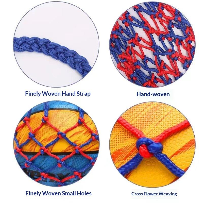 Football Net Bag Nylon Bold Storage Single Ball Carry Portable Equipment Outdoor Sports Soccer Basketball Volleyball