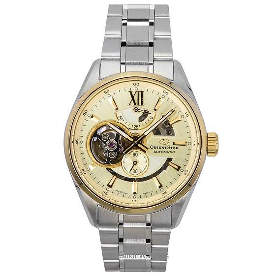 Orient Star Contemporary nerūsējošā tērauda skeleta