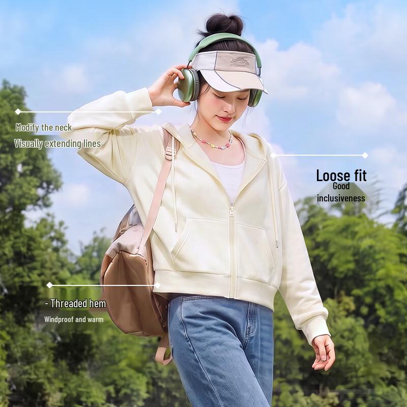 Jeanswest Women's Hooded Sweatshirt and Straight-Leg Pants Two-Piece Set