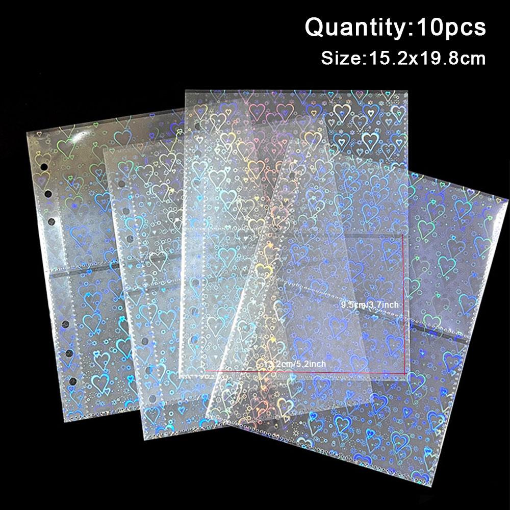 A5 Clear Album Binder Photocards Holder Storage Collesction Sheet Book & Photo Organizer Journal Diary Planner School Stationery