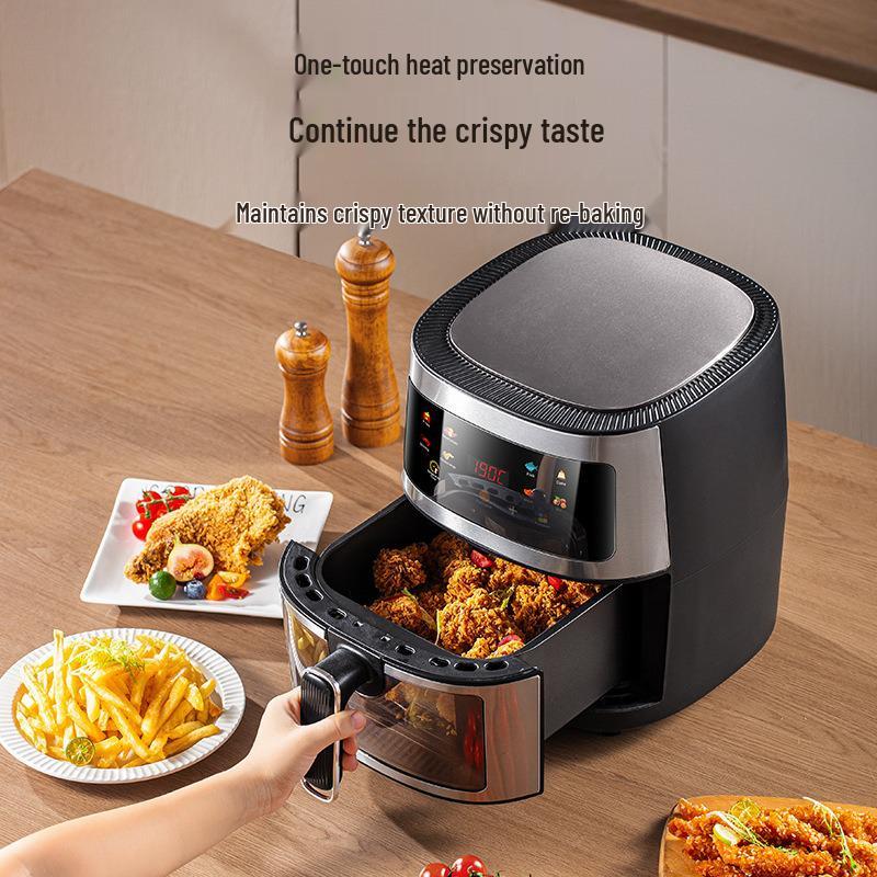 Touch Screen Air Fryer: Large Capacity, Oil-Free, Multi-Function