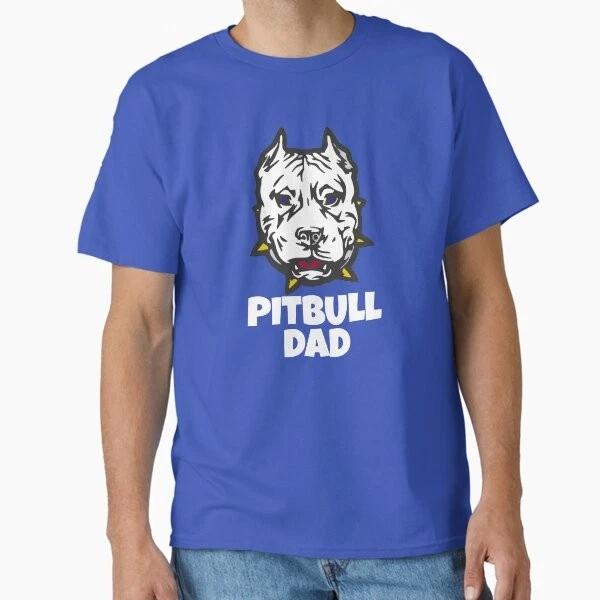 Pitbull Dad Owner American Bully Pitbull Dog Mer Made In Usaaus Tshirt S2xl