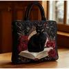 TEMU Womens Fashion Printed Tote Shoulder Bag 600D Oxford Cloth