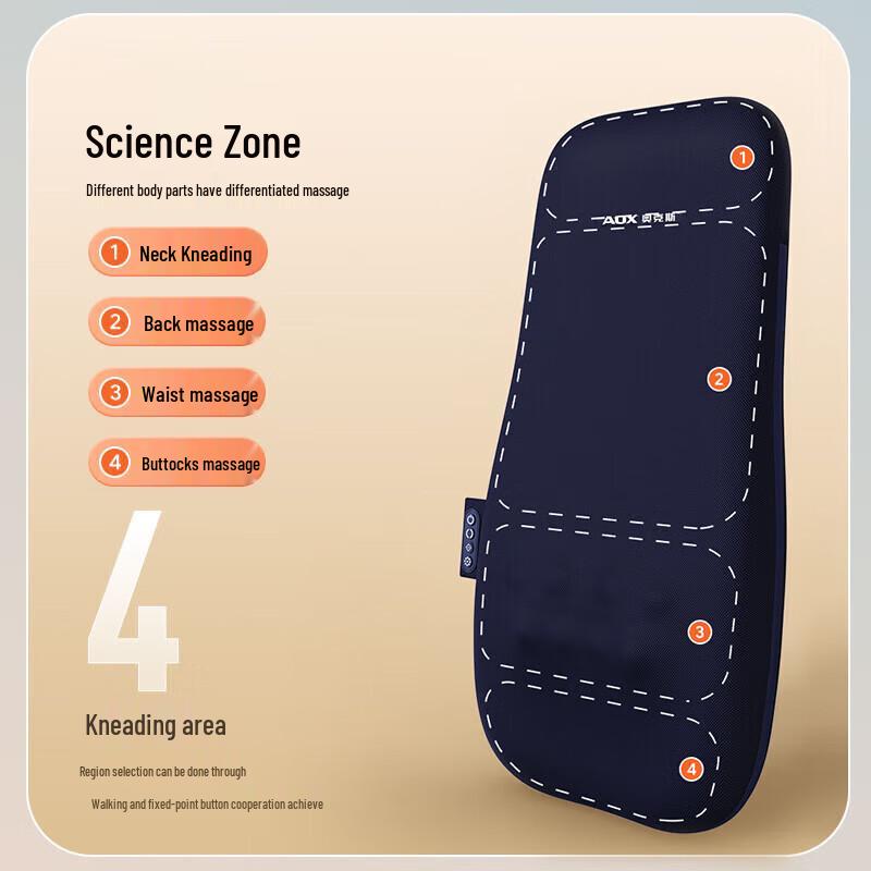 Aux Multifunctional Full Body Kneading Massage Cushion