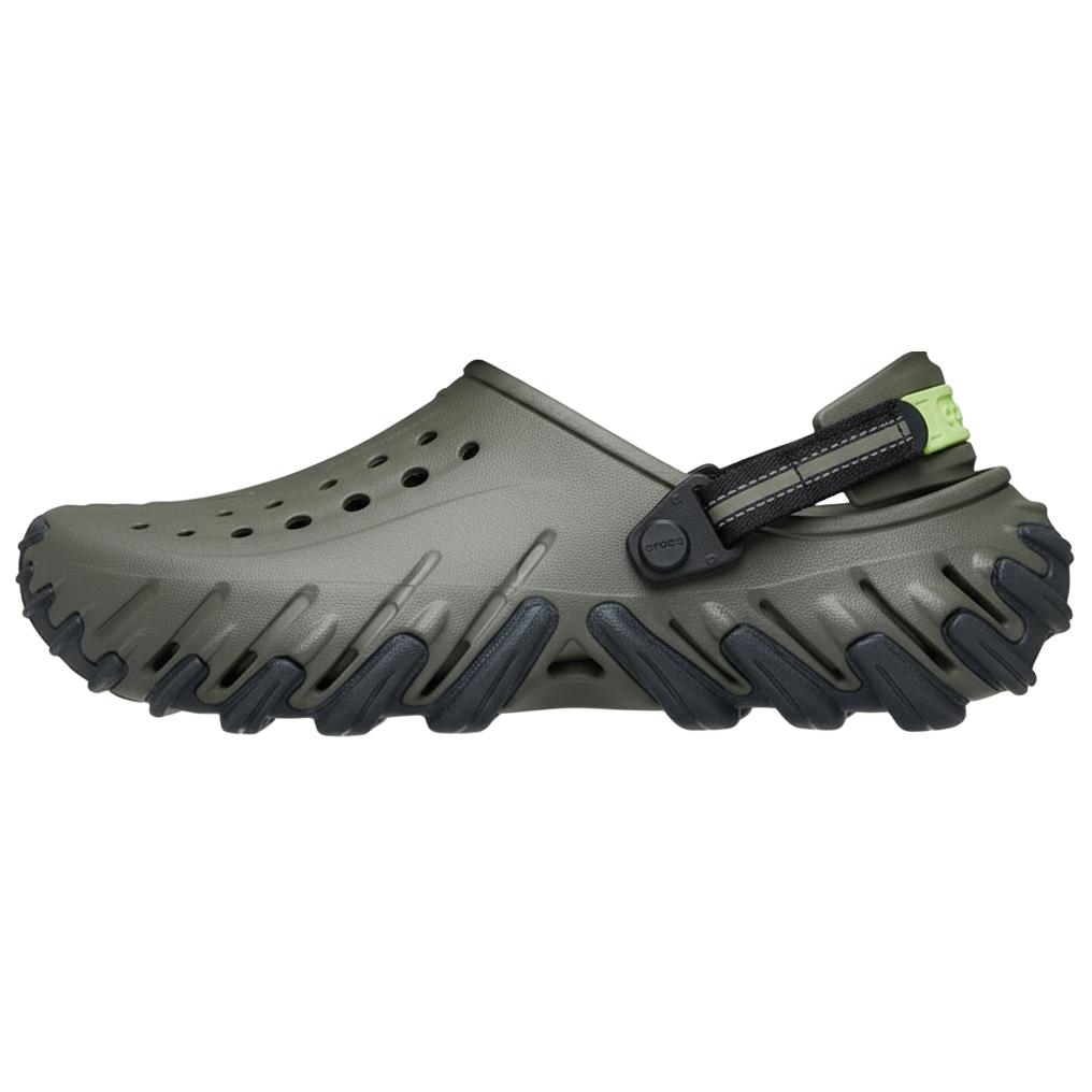 Crocs Comfortable Versatile Clogs Unisex Footwear Gray Olive 214019-3J5 41-42