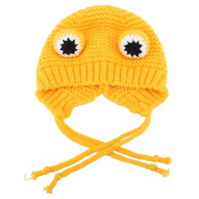 Dog Knitted Hat Funny Cute Design Comfortable Pets Winter Warm Knitted Hat for Small Dogs Cats Cold Weather Winter
