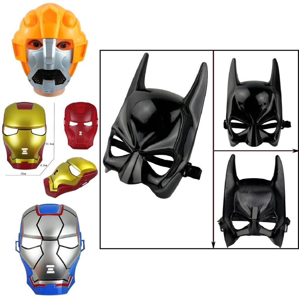 Plastic Thor Helmet Mask For Adult Unisex Halloween Masquerade Parties**