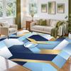 Lazio FC Design Crystal Velvet Rug Soft Decorative Mat for Bedroom Entrance