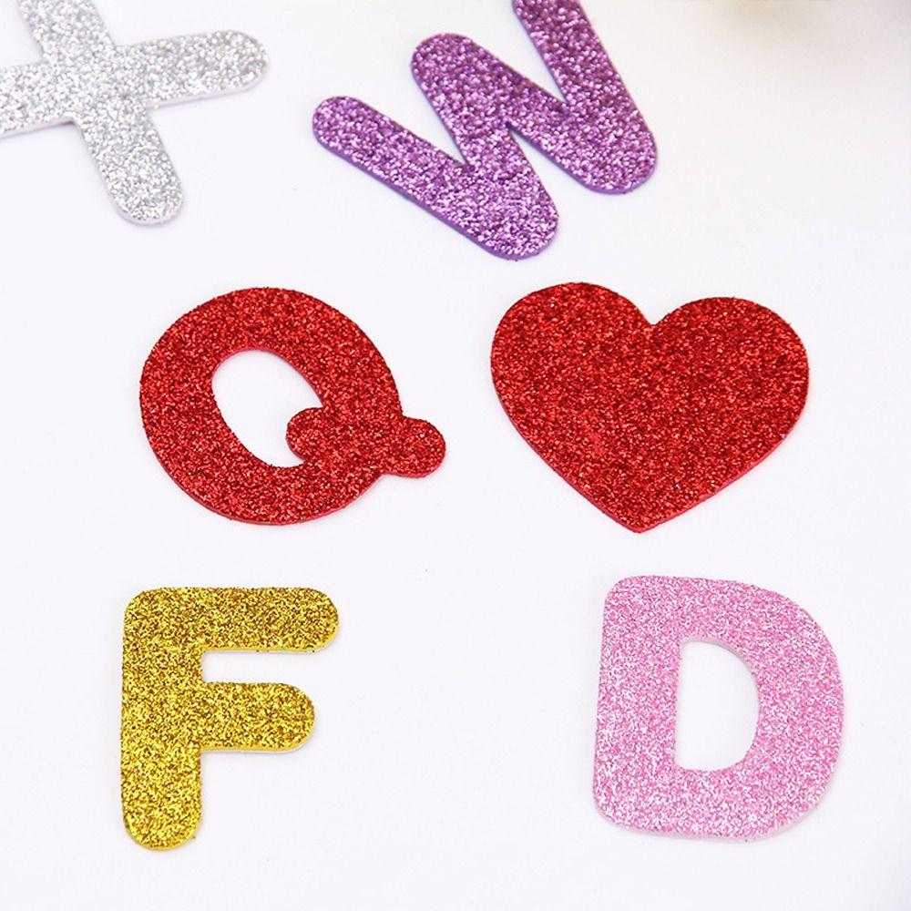 אותיות A-Z מדבקות אותיות קצף מדבקות קיר אלפבית לימוד מדבקה חינוכית מוקדמת