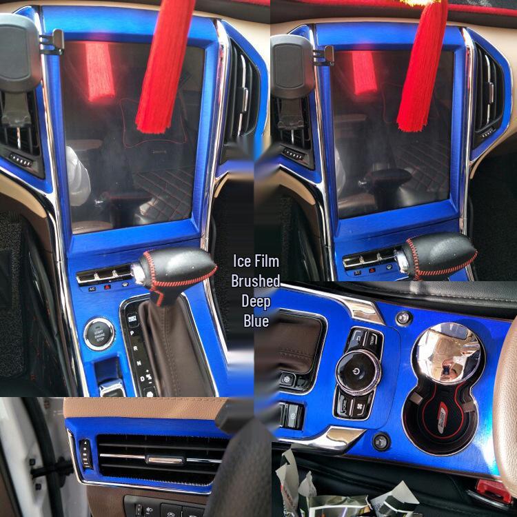 Cheetah CS9 Carbon Fiber Gear Shift & Console Decor Stickers