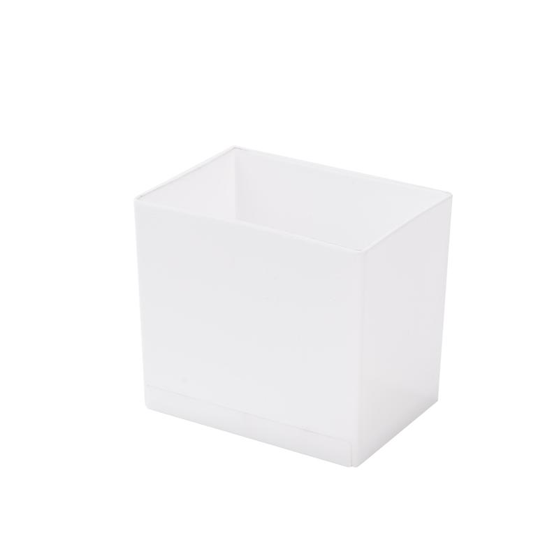 

1/2PCS Wall Mounted Storage Rack Punch-free TV Air Conditioner Remote Control Mobile Phone Storage Box Debris Storage Holders білий