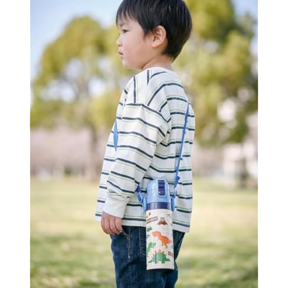 Skater (Skater) Water Bottle, Kids, Direct Drinking Water Bottle, 470ml, Super Mario 23, Insulate...