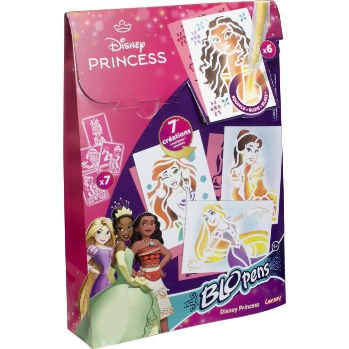 Blopens - LANSAY - Disney Princess - 7 pochoirs - Dès 5 ans