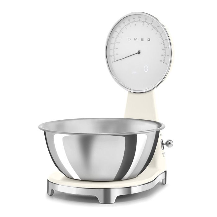 Smeg Balance de cuisine électronique 5kg-1g crème - KSF01CRWW