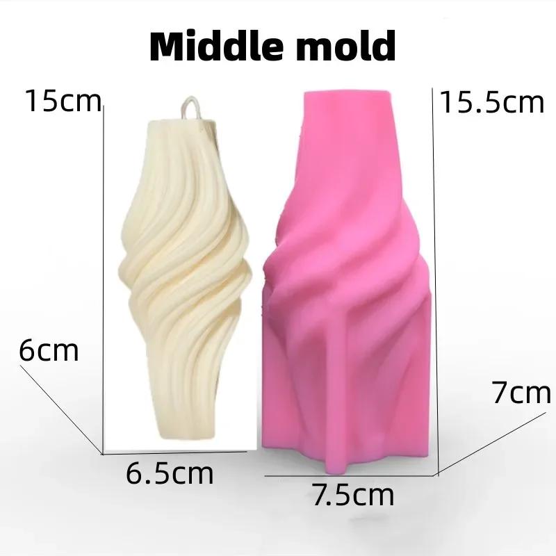 New Lace pattern cylindrical candle silicone mold carving pattern flowers and plants cylindrical candle mold candle making molds