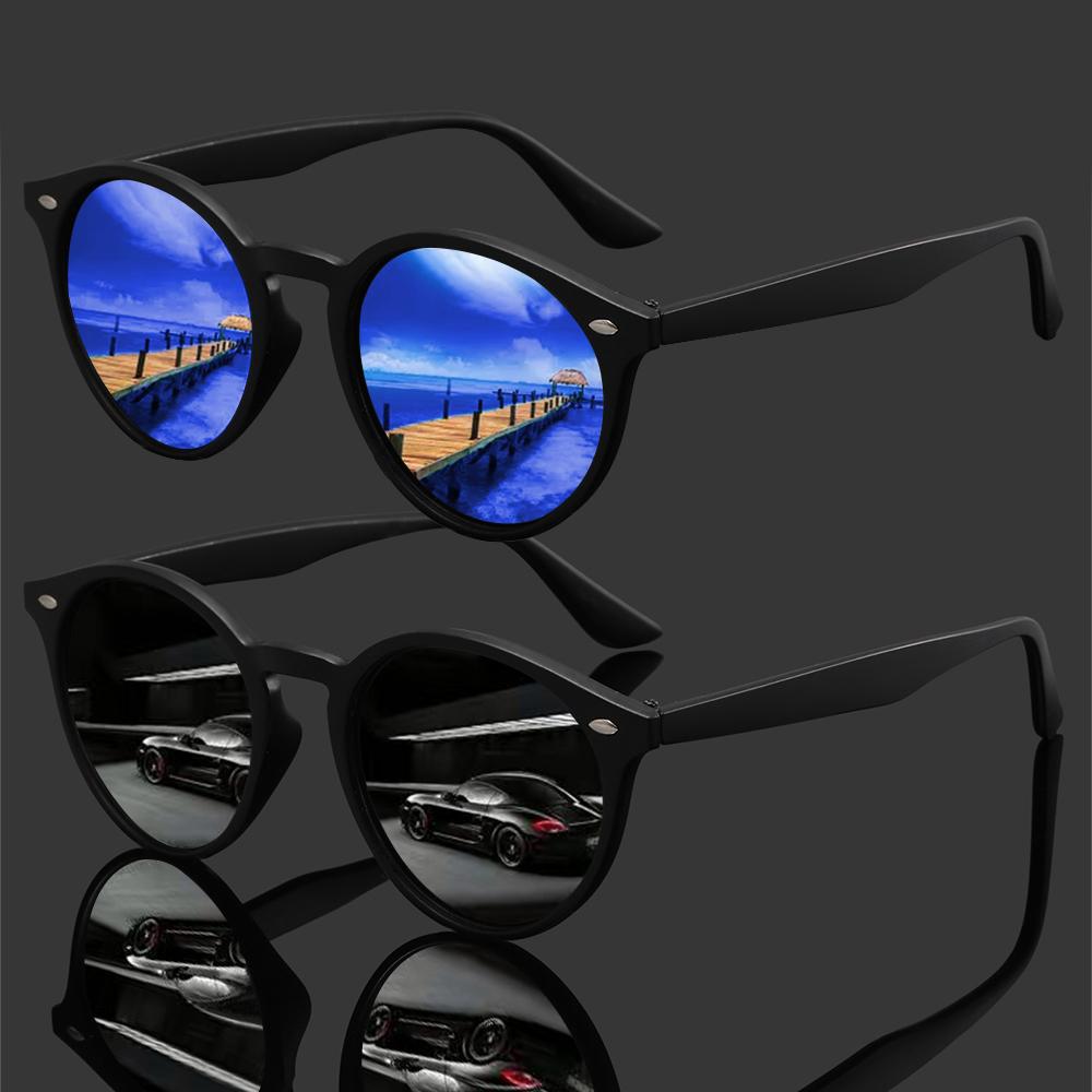 

2PCS Couples Fashion Sunglasses Summer Party Vacation Golf Decorative Photo Shoot Holiday Gift for Men And Women XE3882