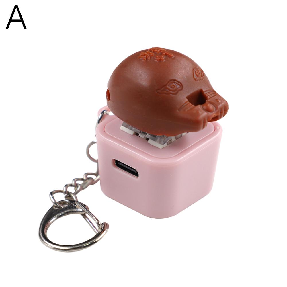 Keycap Style Cute Little Yellow Duck keycaps Keychain Personality Key Cap for Mechanical Keyboard Cherry MX Axis 3D Design