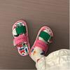 Fashion Comfort Women's Sandals Fashion Cute Cartoon Bear One-word Buckle with Velcro Sandals Womens Beach Cool Slippers Sandalias Mujer