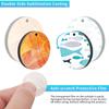 Sublimation Earrings with Cardboard Double Sided Heat Transfer Love Heart Water Drops Round Various Shapes Earrings