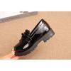 Kids Girls British Style Tassel Princess Mary Jane Leather Dress Shoes