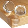Transparent furniture corner protection covers 10 pcs round
