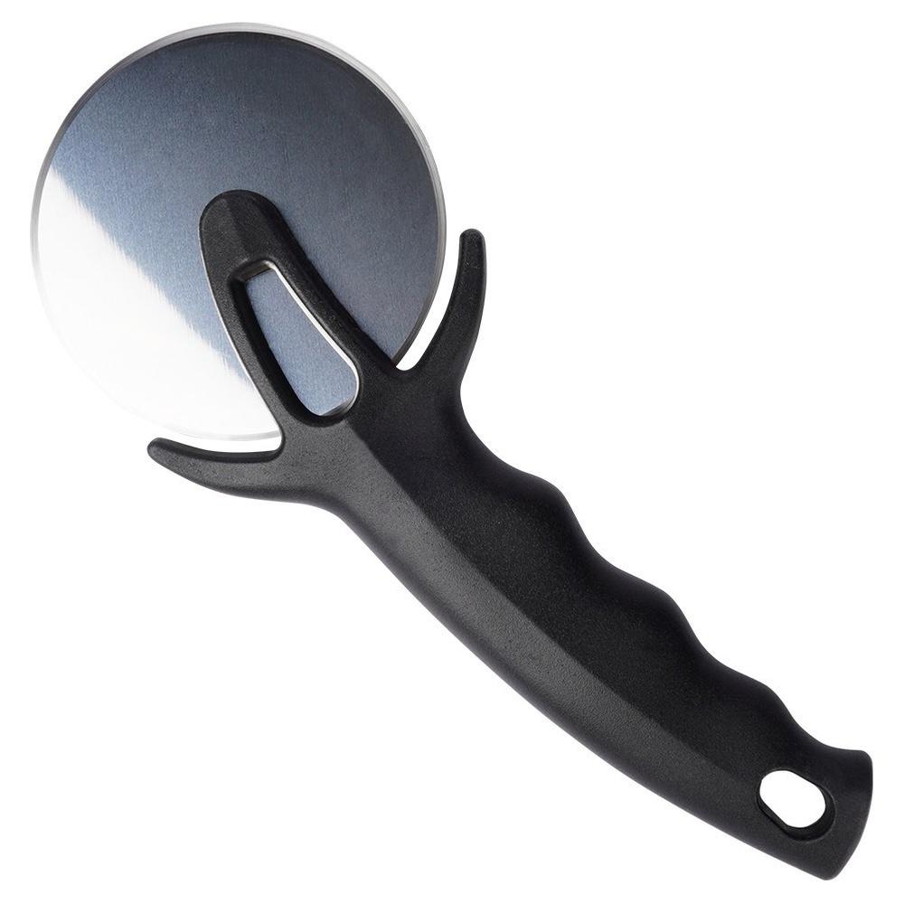 Round steel pizza cutter 20 cm