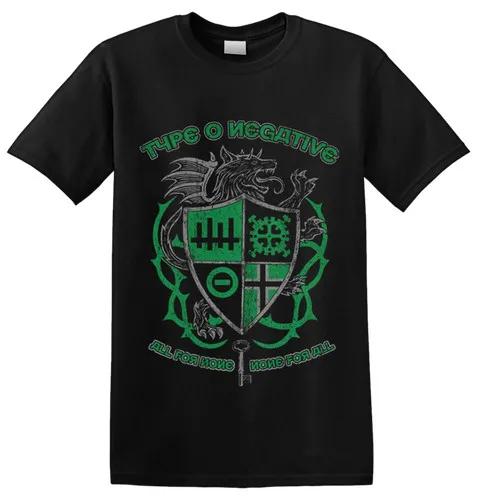 

Type O Negative Cut off Love You To Death Черная футболка с коротким рукавом Повседневная мода с коротким рукавом Круглый вырез Уличная 4XL