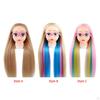 Doll Head Model with Desktop Stand Kids Styling Practice Training Manikin