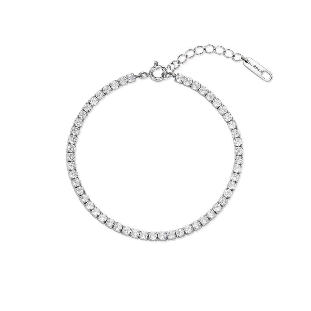 [By Leeer] H Edition Silver (W) Tennis Bracelet 2.5mm Bh6B49645W9190