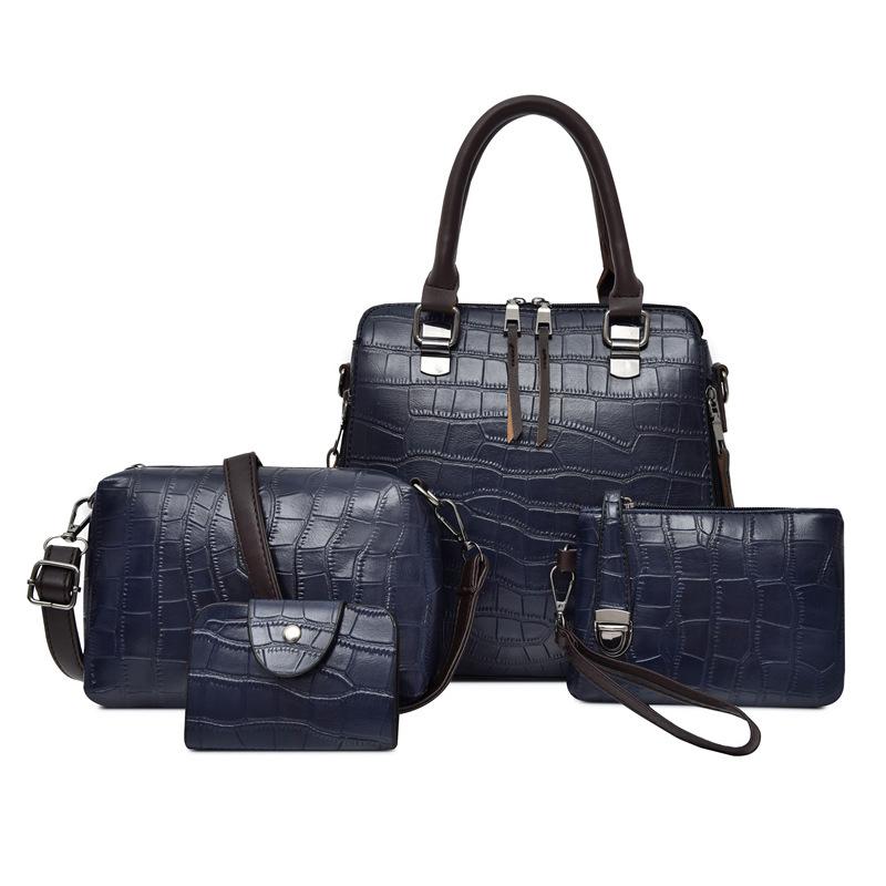 Women's Bag New Fashionable Four-piece Set, Mother and Child Bag, Large-capacity Shoulder Crossbody Handbag
