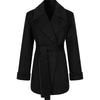 JUZI Annakou True Self Series Women's Wool & Camel Hair Mid-Length Double-Faced Coat