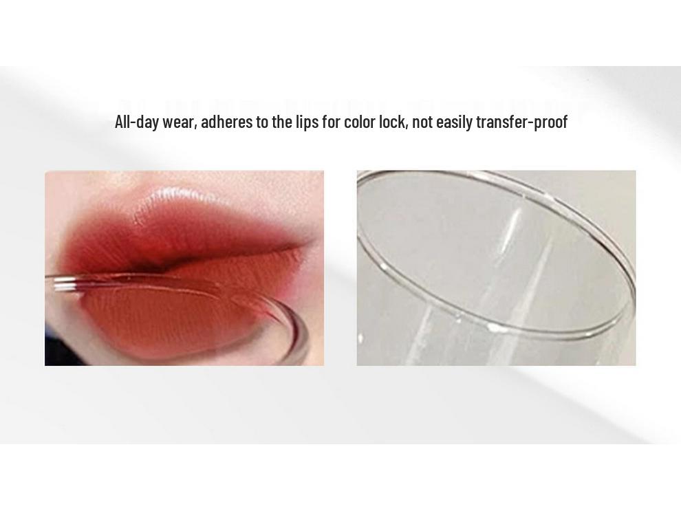 MYG Matte Lip Glaze: Moisturizing, Non-Transfer, Easy Application, Water-Locking, Non-Drying Lipstick.