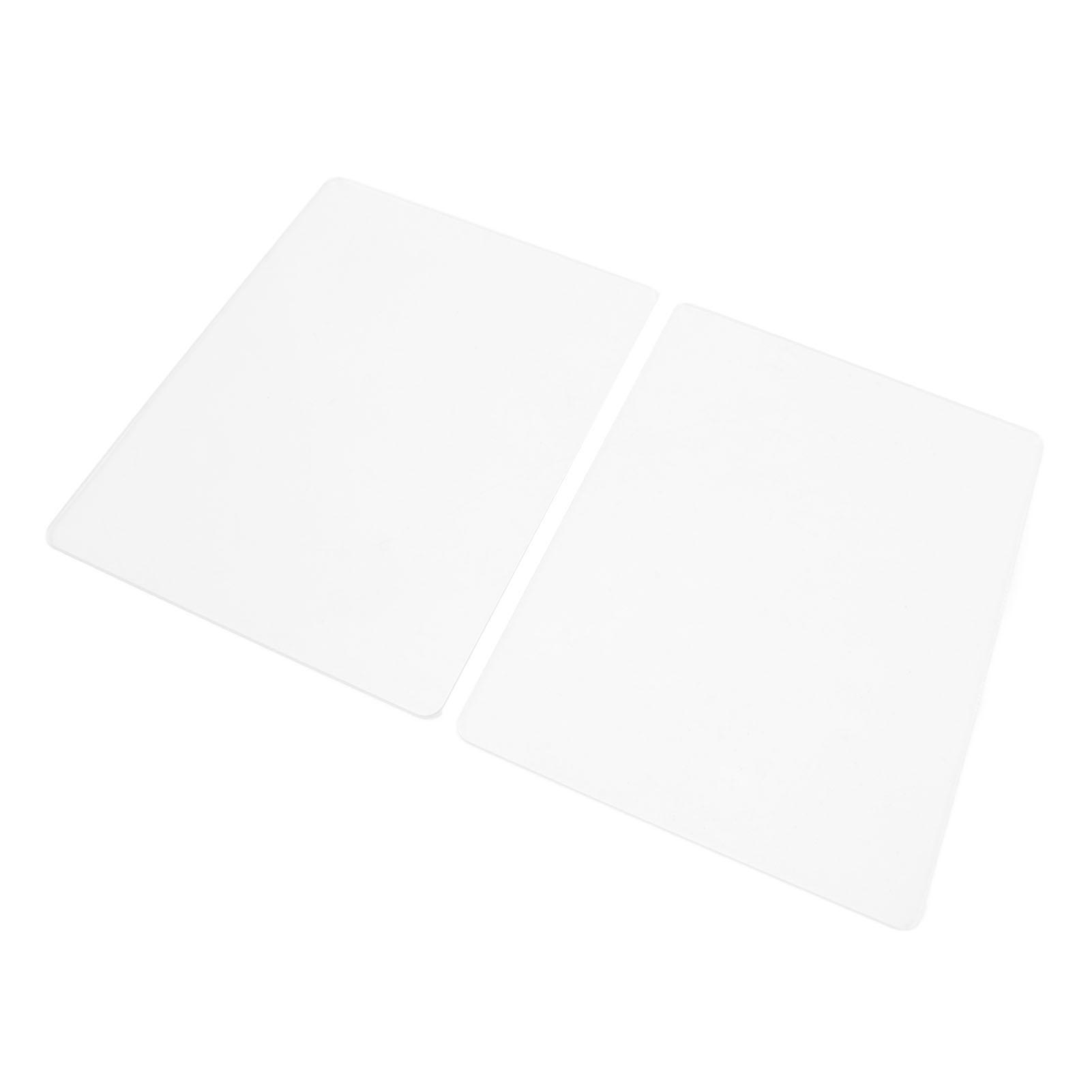 

2 шт. Матрицы для тиснения 3 мм толщиной акриловая подложка для бумаги кожи ткани рукоделия