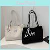 Stylish Korean French Butterfly Tote Bag For Women Large Capacity Casual Shoulder Bag