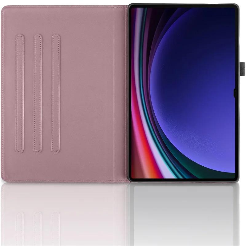 For Samsung Tab S10 Ultra Case 14.6inch 3D Emboss Tree Fold Fashion Funda For Galaxy Tab S8 Ultra S9 Ultra 14.6 Tablet Cover