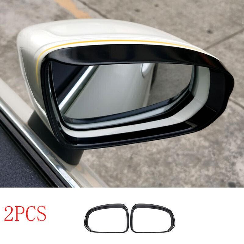 For Volvo XC40 2019-22 Gloss Black Exterior Rear View Mirror Frame Cover Trim 2P