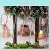 Christmas Acrylic Tree Hangings With Multicolor Ice Cones For Holiday Home Decorations