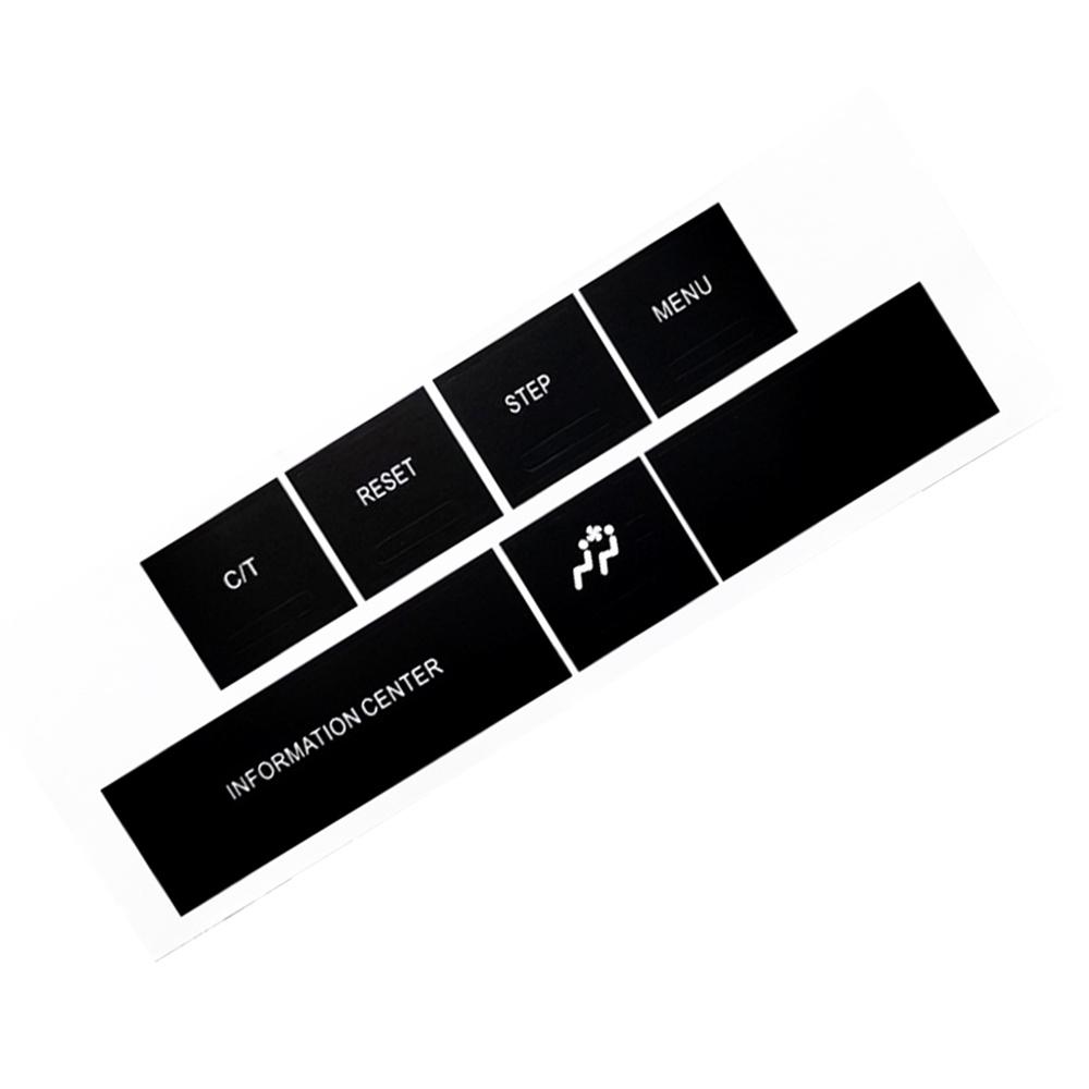 

New Information Center Button Repair Stickers For Jeep Cherokee Commander 2005-2009