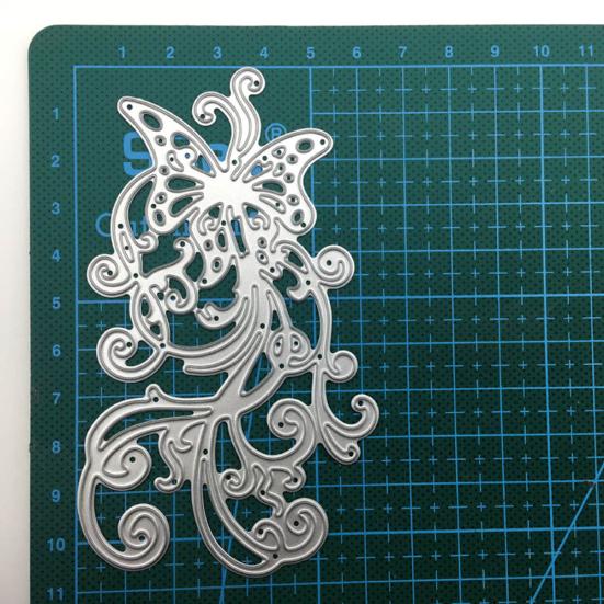 Fustelle in metallo a forma di farfalla, fai da te, album di ritagli, carte decorative, stencil, stampo