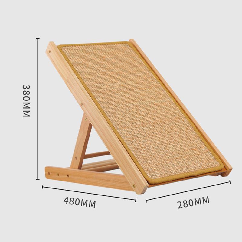 Dřevěný sisalový škrabadlo pro kočky Odolná škrabací deska pro kočky Odnímatelný škrabák pro kočky Škrabadlo Škrabadlo pro kočky Kočičí doplňky