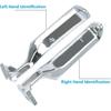 Interior Door Handle All Metal Handle Compatible With Ford Bronco F150 F250 F350 F53 F59 F800 1987-1996 Front Rear Left And Right Side Replaces#