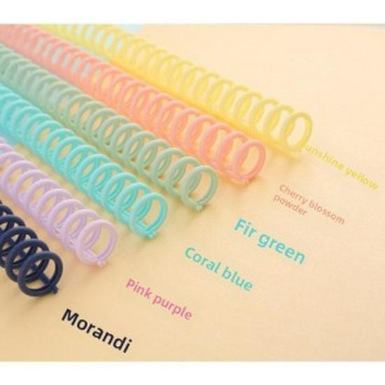 30-Hole A4 Openable Plastic Binder Rings, 12mm Loose-Leaf Strips