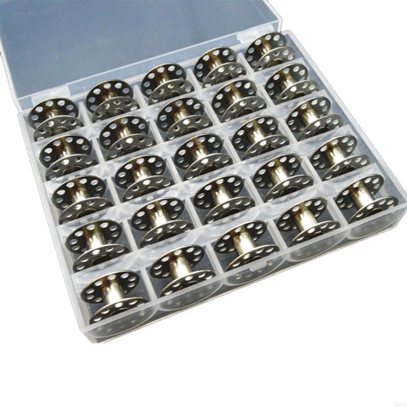 Alloy Round Bobbin for Sewing Machines Universals Compatibility Sturdy Construction HX6C