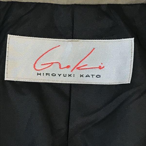 Japan GOKI Hiroyuki Kato Designer Padded Jacket Women M Brown(USED)