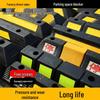 Rubber-Plastic Double Wheel Stopper Parking Device