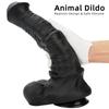 Dark Horse Silicone Dildo Oversized Anal Plug Masturbator Soft Anal Dilator Fisting Sex Toy Strap on Penis Realistic Dick