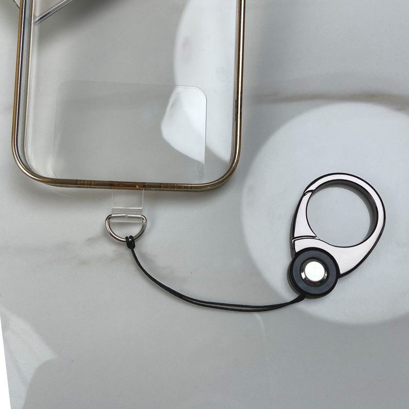 

Металлический держатель для телефона с прочным шнурком, ремешок на руку, брелок, зажим для ремня