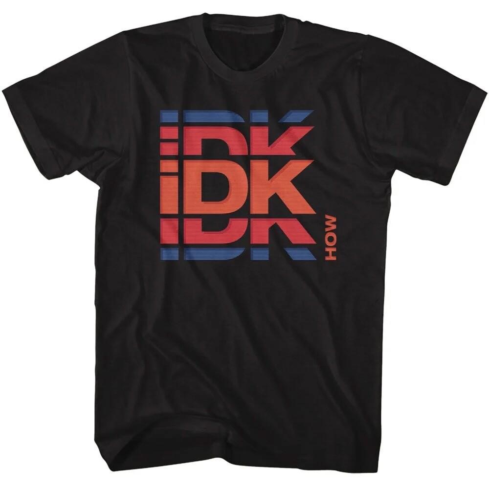 IDKHOW Music Mens T-Shirt Band Alternative Indie Pop EXT PLAY COLORS Black Unisex T-Shirt XXXXL